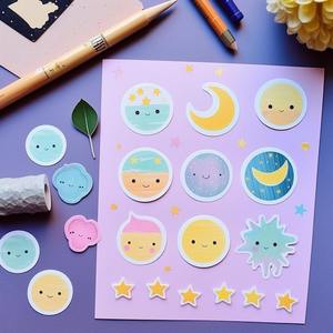 Promotional Mixed Style Design Self-Adhesive Vinyl <b>Stickers</b> <b>Printable</b> <b>Sticker</b> Packs Die-Cut Custom <b>Sticker</b> Packs - Product Image 3