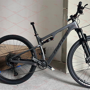 Bicicleta de Montaña <span class=keywords><strong>MTB</strong></span> de 29 Pulgadas con Cuadro de Fibra de Carbono y Suspensión Completa, 1x12 Velocidades, Horquilla de Aleación de Magnesio SX EAGLE, Ruedas de Aluminio - Product Image 1
