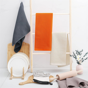 ホットセールカスタムプリントロゴスポーツタオル超吸収高速ドライワッフルキッチンコットンクリーニングティータオル卸売 - Product Image 4