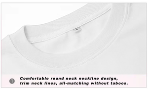 <span class=keywords><strong>เสื้อ</strong></span>ยืดออกกำลังกายผู้ชายขายดี ผ้าฝ้ายระบายอากาศ สวมใส่สบาย ออกแบบเองได้ คอกลม สีขาว พร้อมโลโก้ - Product Image 3