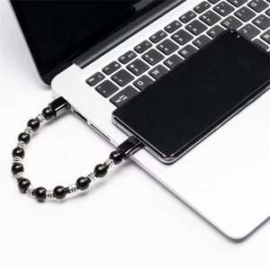 2025 Nueva Idea pulsera con camisa de PVC tipo C Cable de carga USB blindaje trenzado para acceso a la Cámara de la computadora del teléfono inteligente - Product Image 6