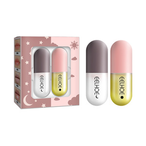 2 uds. De suero labial formulado con ingredientes seguros, líquido hidratante brillante para labios, brillo extremo, potenciador de labios regordete de día y de noche - Product Image 6