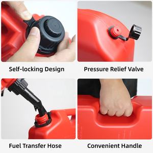 Réservoir de carburant portable en HDPE anti-fuite, bidon jerrycan pour moto, VTT, UTV, camping tout-terrain, urgence, 5L, bidon d'huile pour voiture - Product Image 3