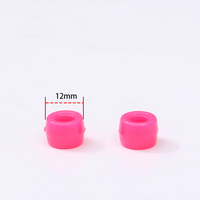 Vente en gros 200 pièces grand trou 12mm accessoires de bijoux de cheveux métalliques perles pour extension de tresses pour enfants