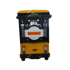 Tuk-tuk électrique élégant 2025, 501-800W, trois roues, couleur personnalisable, matériau en fer, 48V, conduite motorisée ouverte pour passagers - Product Image 2