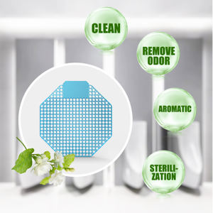 Tamis d'urinoir plat anti-éclaboussures avec pointes, tampon parfumé FANDA, fabriqué à Taiwan - Product Image 3