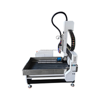 Nouvelle machine de gravure et de fraisage CNC multifonctionnelle de bureau 6090 à 4 axes avec changement automatique d'outils pour cylindres plats