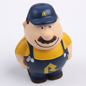 Tùy chỉnh <span class=keywords><strong>PU</strong></span> bọt áp lực bóng chất béo búp bê căng thẳng bóng cao phục hồi mô hình đạo cụ bóp đồ chơi - Product Image 3