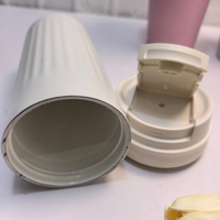 Tumbler Stainless Steel Dinding Ganda, Botol Vakum Logam, Mug Kopi Tahan Panas 6-12 Jam, Siap untuk Tempat Cangkir, Anti Keringat
