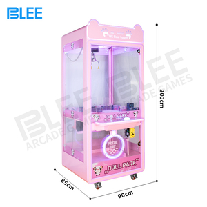 เครื่องเกมอาร์เคดในสวนสนุก เครื่องเกมเครนคีบตุ๊กตาออนไลน์ รุ่น Crazy Toy 2 สีฟ้า เครื่องขายของรางวัล - Product Image 6