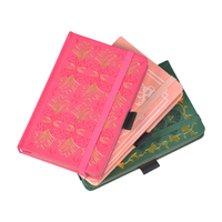 Carnet Cadeau Multicolore avec Fermeture Élastique et Bordure Dorée – Idéal pour les Fêtes – Fournisseur Fiable
