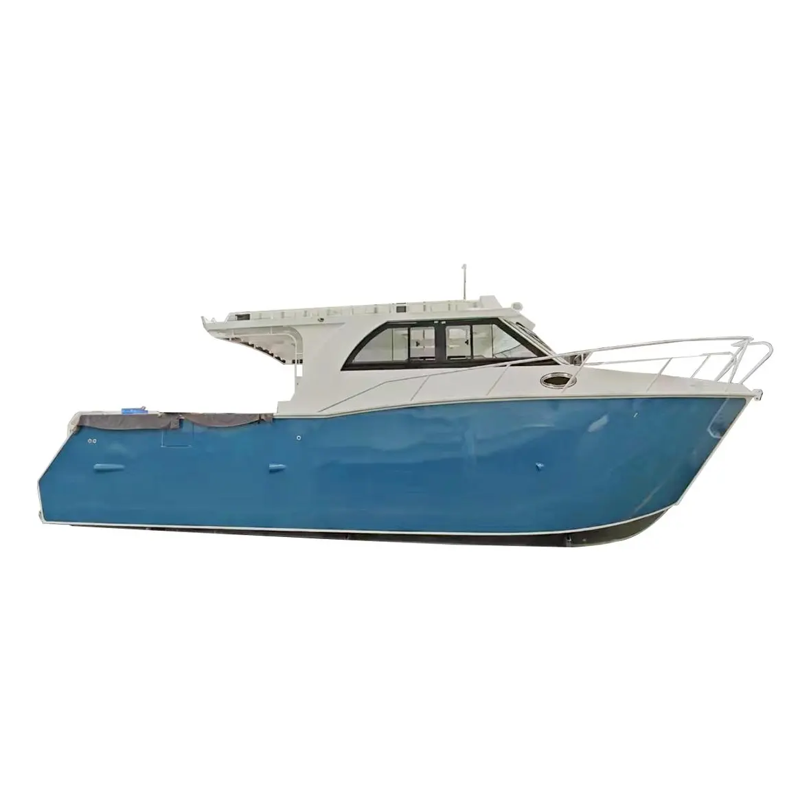 Bateau catamaran à grande vitesse de 10m à vendre avec moteur hors-bord Bateau de pêche