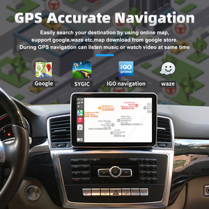 Radio mobil sistem <span class=keywords><strong>Android</strong></span> 13, 8.4 inci Auto GPS Navi Stereo IPS layar sentuh untuk Mercedes <span class=keywords><strong>ML</strong></span> GL W166 X166 2013-2015 DSP - Product Image 4