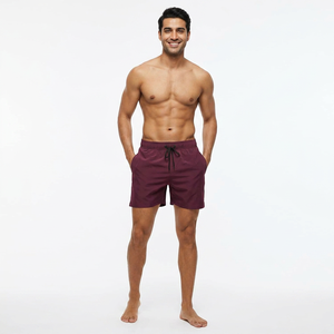 Pantalones cortos ecológicos personalizados para hombre, ropa de playa con estampado de cordón, traje de baño de surf de secado rápido, bañadores, pantalones cortos para hombre, envío BlankDDP - Product Image 1