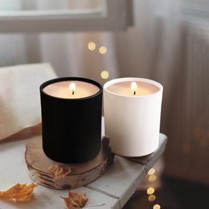 Nuevo y Moderno Portavelas de Vidrio Decorativo Transparente Personalizado, Colorido, Estilo Fresco, en Oferta, con Tapa de Madera, Bambú o Metal - Product Image 3