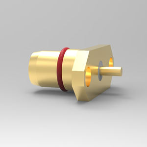 ขั้วต่อโคแอกเชียล RF แบบสไลด์ออนชนิดตัวผู้ ยี่ห้อ <span class=keywords><strong>BMA</strong></span> รุ่น Reliable Brass ตัวเรียบทองเหลือง ชุบทอง พร้อมหน้าแปลน สำหรับเชื่อมต่อกับกล่องเครื่องจักร ใช้งานง่าย - Product Image 3