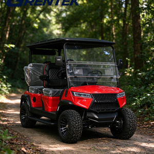 Neumáticos Todoterreno Resistentes al Desgaste de 12 Pulgadas, Carro de Golf de Litio para 4 Pasajeros, para Patrullaje en Propiedades - Product Image 1