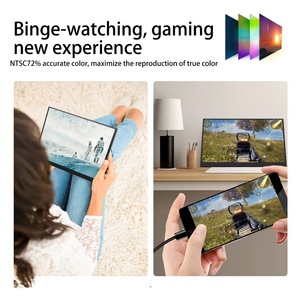 Monitor Portatile IPS <span class=keywords><strong>da</strong></span> 18,5 Pollici 120Hz con Custodia in Pelle, <span class=keywords><strong>Secondo</strong></span> Schermo Esterno con Cavo Type-C per Laptop, Telefono, Switch, PS5 - Product Image 6