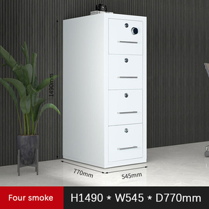 XBT-Nhà Máy Giá 4 Ngăn Kéo Thép Lưu Trữ Tủ Tập Tin Chống Cháy Nội Thất Văn Phòng Kim Loại Két Chống Cháy Đảm Bảo Chất Lượng - Product Image 6