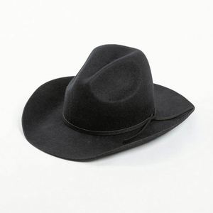 Western Style Mexican Wool Felt Sombrero Hat Fashion Men Women Rolled Brim Fedora Hats - Product Image 5