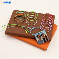 Porte-clés personnalisé portable directement de l'usine, porte-clés vierge coloré imprimable par sublimation pour filles avec anneau