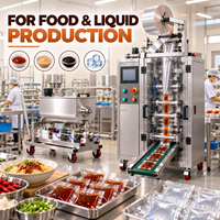 Machine de remplissage de glaçons liquides DEEPACK avec scellage de sacs en film pour essais de recettes de liquide de refroidissement séparées et d'emballages