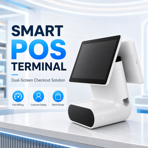 Terminal de point de vente Android à double écran 15,6 pouces OEM ODM RK3568 2 Go de RAM 32 Go de stockage pour les chaînes de vente au détail - Product Image 6