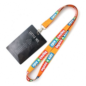 Lanière en polyester avec logo personnalisé avec impression offset de cartes en PVC - Product Image 2