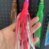 Señuelos de pesca lenta para calamar, 60g 100g 150g 200g, señuelos de PVC y metal que se hunden, para pesca en alta mar de atún y pez vela