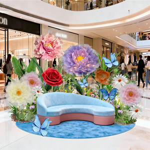 Fiori Giganti <span class=keywords><strong>di</strong></span> Carta per Decorazioni <span class=keywords><strong>di</strong></span> Feste, Peonie Verticali per Matrimoni ed Eventi - Product Image 4