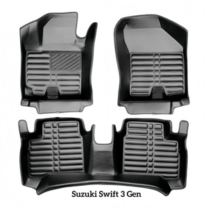 พรมปูพื้นรถยนต์หนัง 5D แบบครบชุด กันน้ำ เป็นมิตรกับสิ่งแวดล้อม สำหรับรถยนต์ซูซูกิ ซีแอส ซวิฟท์ วีทาร่า เอส-ครอส - Product Image 1