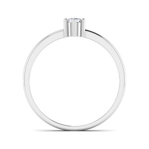Elegant Trendy Wedding Yellow Gold Plated Sterling Silver Lab Grown Diamond <b>Ring</b> Brilliant Cut Different Sizes Engagement Party - Product Image 3