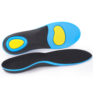Meilleures ventes de semelles orthopédiques matériau PU haute élasticité Gel avant-pied amortissement du talon absorbant les chocs semelles de soutien de la voûte plantaire - Product Image 2