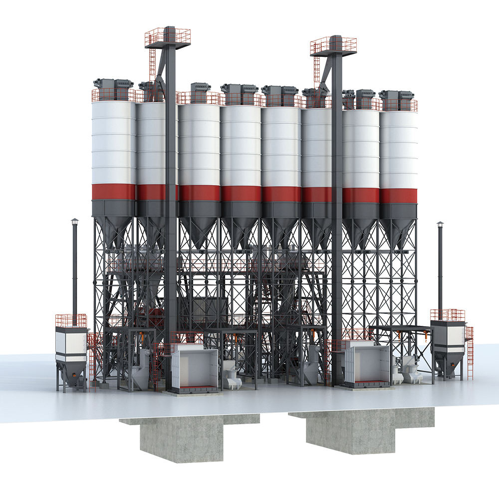 鄭州オリジナル工場乾燥砂ミックスマシン製造乳鉢でパッキング