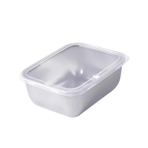 Stainless steel <b>food</b> storage <b>container</b>, airtight refrigerator storage box, lunch box for office workers, fruit bento box, - Product Image 5
