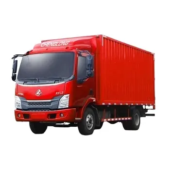 2022 공장 판매 중국 트럭 Dongfeng Chenglong L3 새로운 4x2 경트럭 160hp 화물 트럭 밴 부품 부하 운송