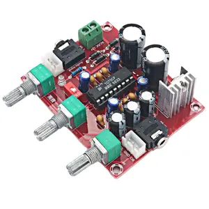 Papan Nada AC DC 12V R1075 BBE Digital Audio Pra-amplifier Prosesor Aktuator Preamp Amplifier