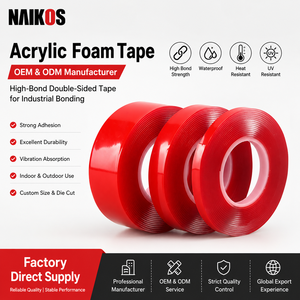 Cinta Adhesiva de Doble Cara de Espuma Acrílica OEM de Alta Resistencia, Impermeable y Resistente a los Rayos UV para Unión Industrial - Product Image 1