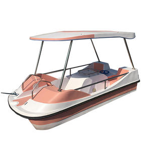 Bote <span class=keywords><strong>a</strong></span> pedal para 4 personas con niños, bote de energí<span class=keywords><strong>a</strong></span> humana de alta calidad, juego de agua divertido - Product Image 2