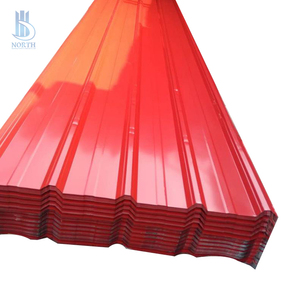 <span class=keywords><strong>Precio</strong></span> DE FÁBRICA DE China, hojas de techo corrugado galvanizadas de colores, Panel de techo de Metal <span class=keywords><strong>trapezoidal</strong></span> de 0,12-0,7mm de espesor - Product Image 2
