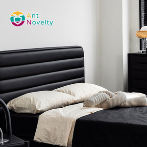 Ant novelty Modern Neueste Double Home Use Bett Doppelbett Luxus Leder bett - Product Image 1