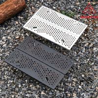 Table de camping pliable en aluminium portable, table de pique-nique légère pour l'extérieur, mini table basse pour le camping, la randonnée et les voyages