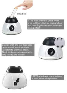 CHINCAN MIX-28/MIX-28 +/portátil Mini Touch Fairy Vortexer 0 ~ 4000RPM mezclador de vórtice en venta - Product Image 6