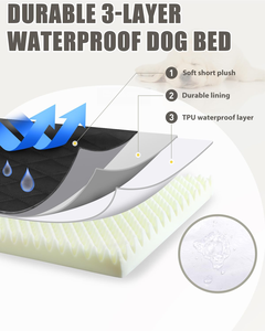 Cama Ortopédica Impermeable para Perros con Colchón y Funda Lavable Extraíble - Product Image 3
