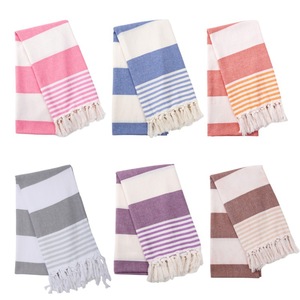 Toalla de <span class=keywords><strong>playa</strong></span> turca al por mayor, <span class=keywords><strong>pareo</strong></span> tejido, toalla de baño bohemia de algodón para natación - Product Image 1