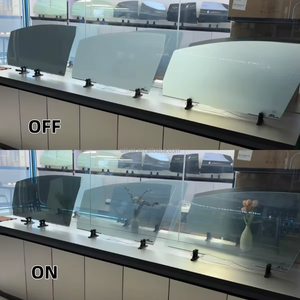 Film intelligent de teinte électronique <span class=keywords><strong>occultant</strong></span>, film électrochromique pour fenêtres, film de confidentialité Pdlc, autocollant décoratif pour vitres de voiture - Product Image 3
