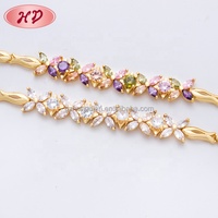 Oro Joyería Vente en Gros Bijoux HD Design Ensemble Plaqué Or 18K Bijoux Tendance Bracelet et Bracelets pour Femmes