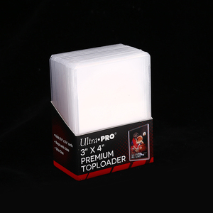 Lot de 100 protège-cartes Premium Toploader, <span class=keywords><strong>200</strong></span> pochettes pour cartes, Toploaders 35pt pour cartes, Toploaders en plastique rigide 3" x 4" pour cartes à collectionner - Product Image 4