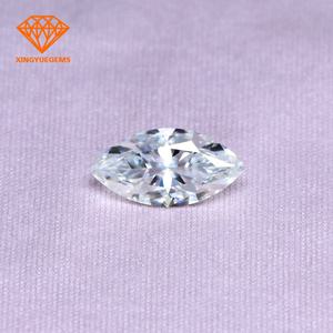 โมอิสซาไนต์ทรงมาร์ควิส คุณภาพ VVS1 ตัดเยี่ยม พร้อมใบรับรอง GRA ขนาด 1 กะรัต 5x10 มม. ผ่านการอบสี สำหรับทำเครื่องประดับ ขายส่ง - Product Image 6