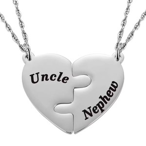 Offerta Speciale: Set di 2 Collane con Ciondolo a Cuore per Padre <span class=keywords><strong>e</strong></span> Figlia, Collana in Acciaio Inossidabile per Madre <span class=keywords><strong>e</strong></span> Figlio - Product Image 6